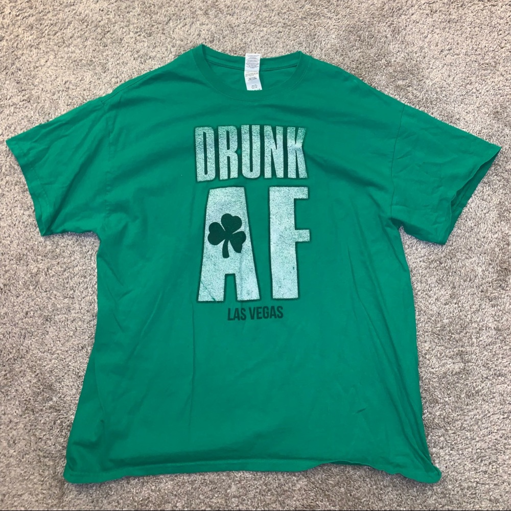 Gildan Green Saint Patricks Day Shirt size XL - Picture 4 of 7